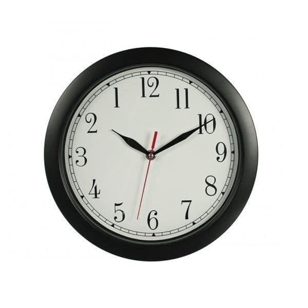 Väggklocka - Omvänd - 28 cm - Däckoration i modern stil - Unik design - Både för män och kvinnor