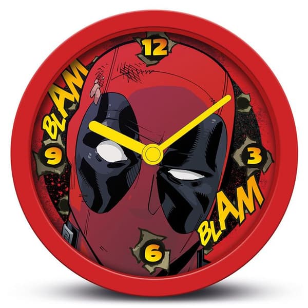 DEADPOOL - Blam Blam - Skrivbordsklocka 16cm