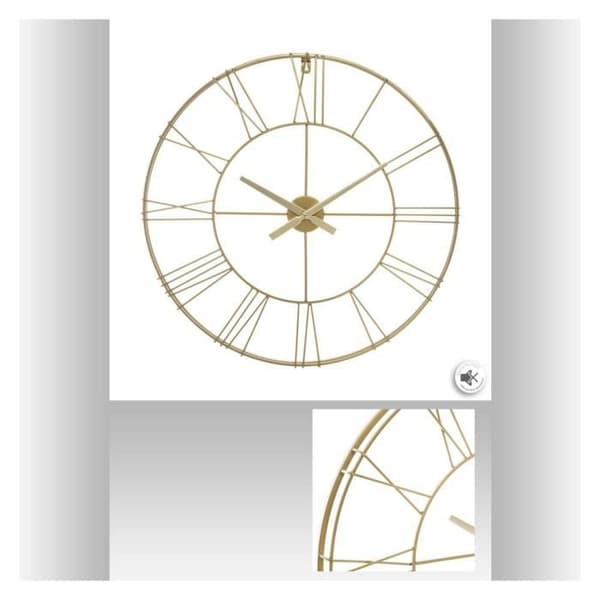 Vintage metallpendel diameter 70 cm Atmosphera - Guld