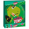 Miniatyrbild 2 av 2: Barnlicens väggklocka Crazy Dino junior 25 cm grön