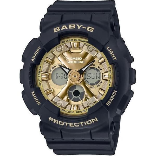 Klocka - Casio - BA-130-1A3ER - Gul - Cylindrisk - 5 dagliga larm