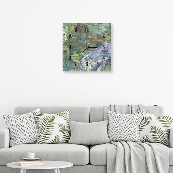 Legendarte - Flygfoto Väggklocka cm. 30x30