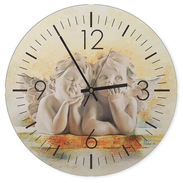 Legendarte - Väggklocka The Time of Little Angels cm. 40x40