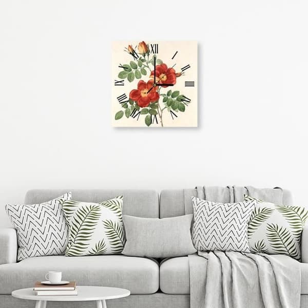 Legendarte - Balsamrosa Väggklocka cm. 30x30