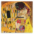 Miniatyrbild 1 av 4: Legendarte - The Kiss Wall Clock (Detalj) - Gustav Klimt cm. 30x30