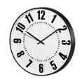 Miniatyrbild 4 av 4: ''BLACK DIGITS'' VÄGGKLOCKA, TYST, Ø 35 CM HAMA 00185859