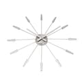 Miniatyrbild 8 av 8: NEXTIME Väggklocka - Plug Inn - Rostfritt Stål - Silver Ø 58cm