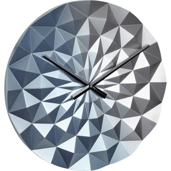 Väggklocka - TFA DOSTMANN - 60.3063.06 - Blå metall - 396 mm - Modernt design