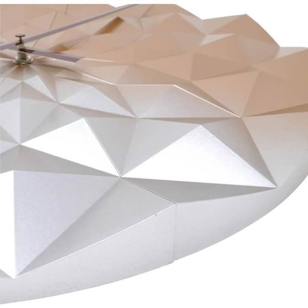 Väggklocka - TFA DOSTMANN - 60.3063.51 - Roséguld - Metall - 396 mm x 44 mm