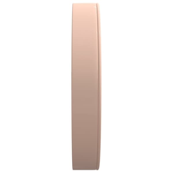 vidaXL vægur Ø29,5 cm polystyren og glas guldfarvet og hvid