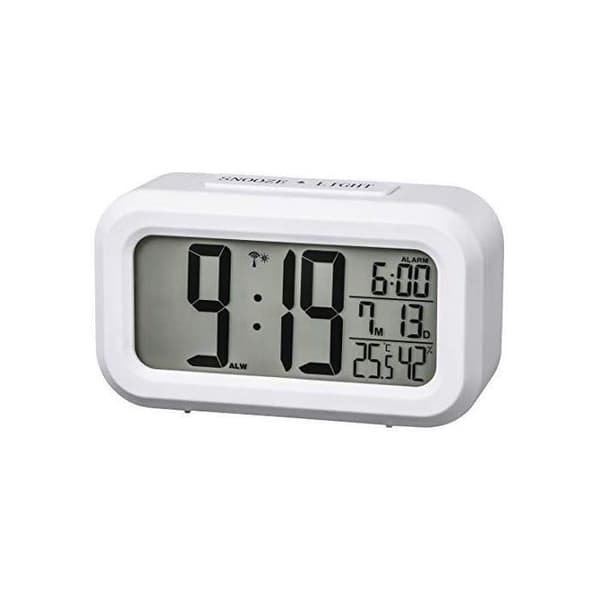 Hama RC 660 rektangulär digital bordsklocka Vit 118 mm 40 mm 65 mm 165 g LED