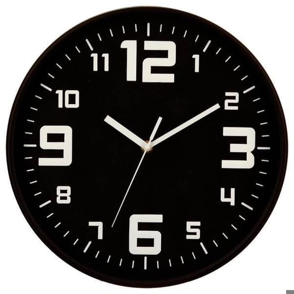 Black Clock "Silence" D30 - Svart - Atmosphera inredningsarkitekt