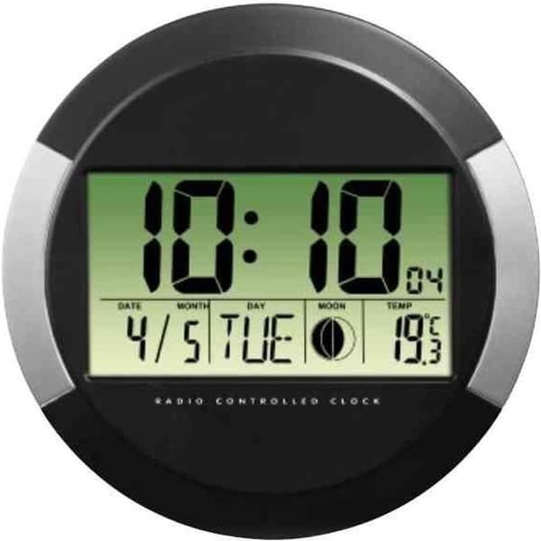 Radioklocka PP245 - HAMA - Plast - Svart