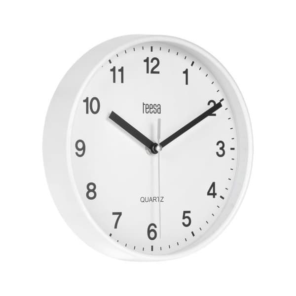 Klocka - pendel Teesa - TSA0038 - Vit Väggklocka 20 cm