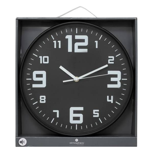 Black Clock "Silence" D30 - Svart - Atmosphera inredningsarkitekt