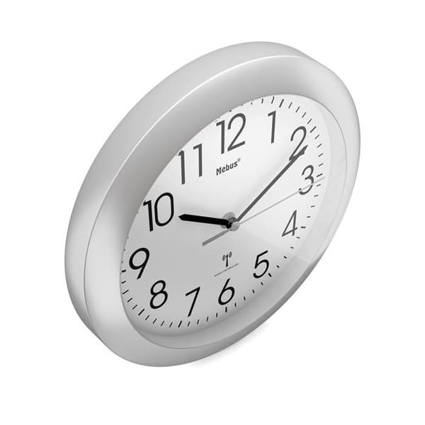 Klocka - Mebus pendel - 52451 - radiostyrd klocka, silver