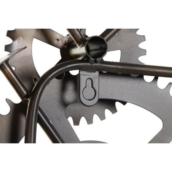 gear väggklocka 50 x 7 x 62 cm järnglas (2 enheter)
