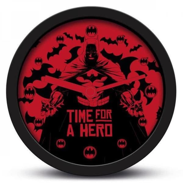 BATMAN - Time For A Hero - Skrivbordsklocka 16cm
