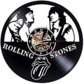 Miniatyrbild 1 av 2: Väggklocka - MUARE - Rockband - Vinyl - Svart - Utsökt design - Tyst