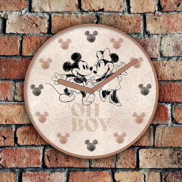 Mickey &amp; Minnie Disney Clock - Oh Boy Unique