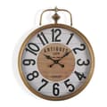 Miniatyrbild 1 av 4: Väggklocka - LANA DECO - Versa Antiques - Metall - 6 x 60 x 48 cm - Vintage Stil
