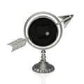 Miniatyrbild 2 av 2: bordsklocka versa silver helmetallpil (23 x 16 x 8 cm)