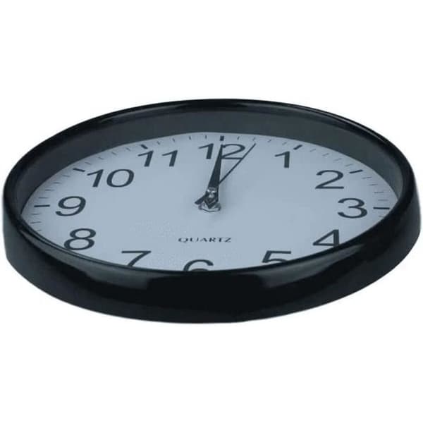 Väggklocka - Stockissimo - 25x3 cm - Metall - Modern design - Inomhus