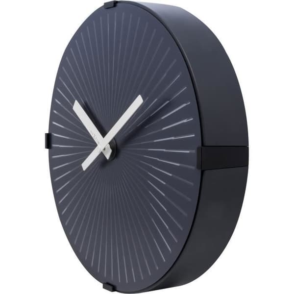 Väggklocka - NeXtime - Motion Star - Ø 30 cm - Plast - Vit