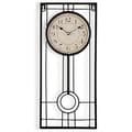 Miniatyrbild 1 av 2: Väggklocka - BIGBUY HOME - S3405844 - Metall - Rektangulär - Samtida - Design