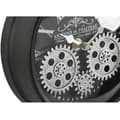 Miniatyrbild 2 av 2: Bordsklocka - HOME ESPRIT - Svart Silver - Metall - Kristall - 11 x 16,5 x 21 cm