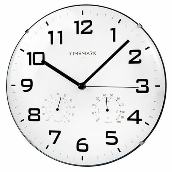 digital timemark väggklocka 28 x 28 cm