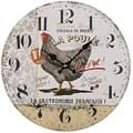 Miniatyrbild 1 av 2: Klocka - VERSA - Versa 18190125 - Vit - 28 cm - Invändig väggdekoration