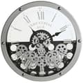 Miniatyrbild 1 av 2: Väggklocka - HOME ESPRIT - Svart Silver Metall - Kristall - 54,5 x 56,2 x 11 cm - Modern design