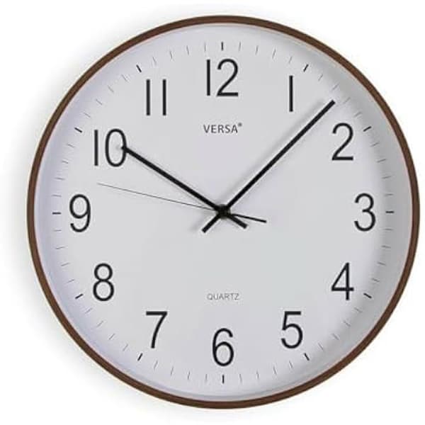 Väggklocka - VERSA - Flerfärgad modell - MDF - 36,5 cm - Modern design