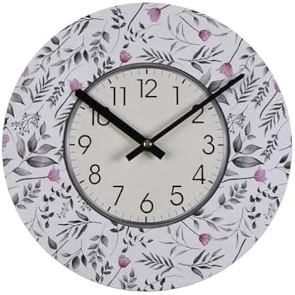 Väggklocka - VERSA - Caprice - Trä - Flerfärgad - 31,5 cm - Modern design
