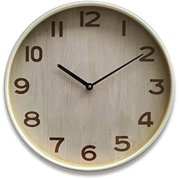 Väggklocka - VERSA - S3410717 - Flerfärgad - MDF träglas - 41,5 cm