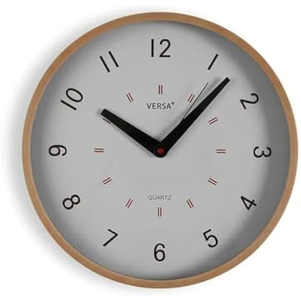 Väggklocka - VERSA - Flerfärgad modell - Plast - 25 x 4 x 25 cm - Modern design