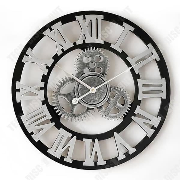 Stil europeisk salong väggklocka retro modern konst kreativ växel klocka personlig hem bar dekoration klocka