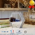 Miniatyrbild 1 av 4: TD® Multifunktionell klocka spegel nattlampa kreativ bord väckarklocka original heminredning gåva timmar tid pendel maquilla
