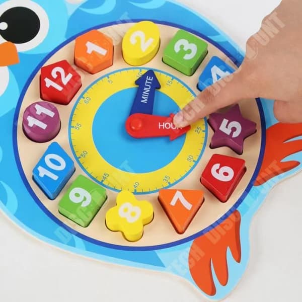 TD® Frog Clock for Kids Frog Number Watch Lekfullt speltillbehör Inlärningsschema Kul Nytt