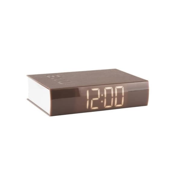 Karlsson Book LED väckarklocka ABS - grå - 20x5x14 cm