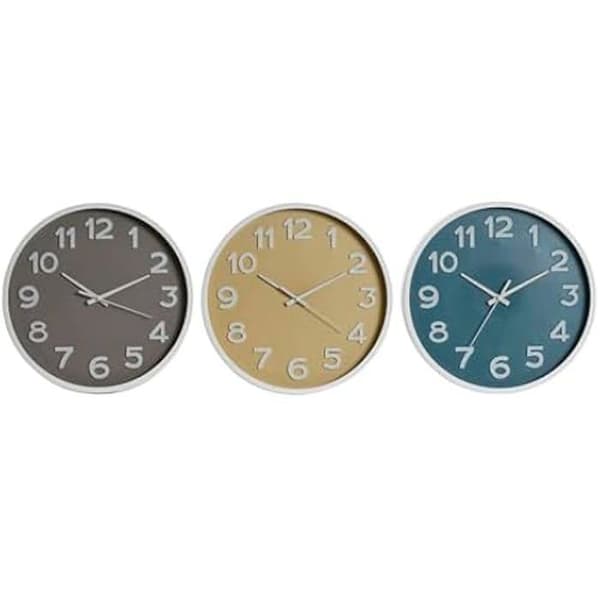 Väggklocka - HOME ESPRIT - Flerfärgad - PVC - 30 cm - Modern design