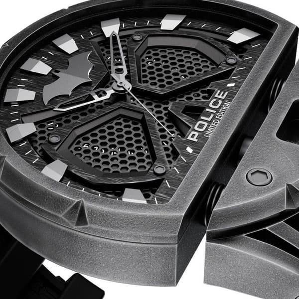 Horloge Police PEWGN0075401 Silikon Svart