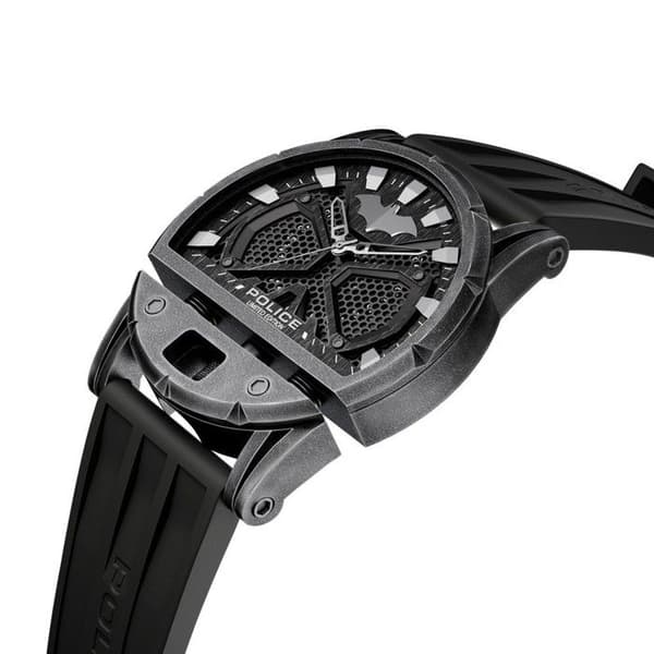 Horloge Police PEWGN0075401 Silikon Svart