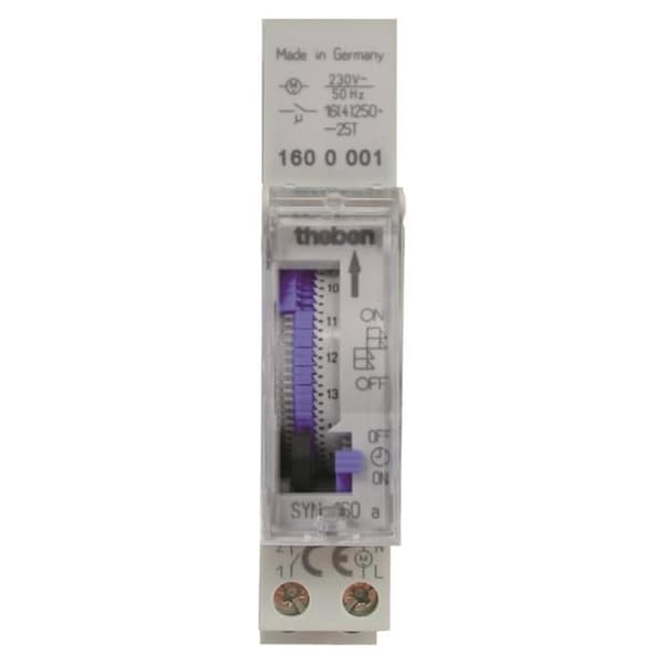 Theben 1600001 SYN 160 a - Analog programmerbar klocka - 1 kanal - Dagsprogram