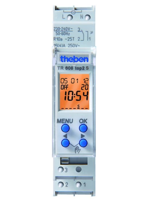 THEBEN TR 608 top2 S 6080101 DIGITAL PROGRAMMERBAR KLOCKA