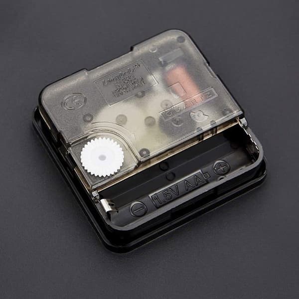 Grunder - 1013743-040-A60 - Amazon, rund väggklocka, 30,5 cm, lättläst, tyst, batteridriven, svart