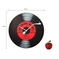 Miniatyrbild 3 av 3: Klocka - NEXTIME - 8141 - Mångfärgad Glas - Rund - Inomhus