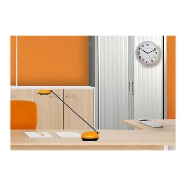 UNILUX ATTRACTION Magnetisk montering kvartsklocka 22 cm grå