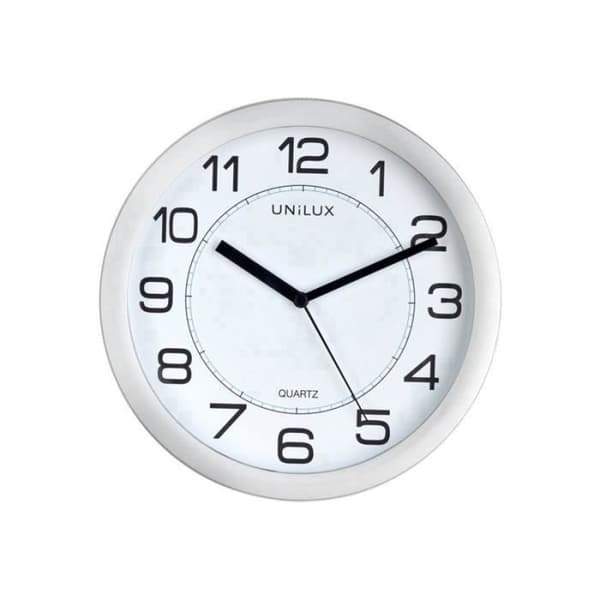 UNILUX ATTRACTION Magnetisk montering kvartsklocka 22 cm grå
